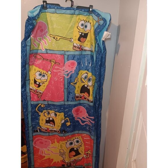 Nickelodeon Other - VTG 2002 Spongebob Square Pants Kids Sleeping Bag Blanket 27x55 Folded